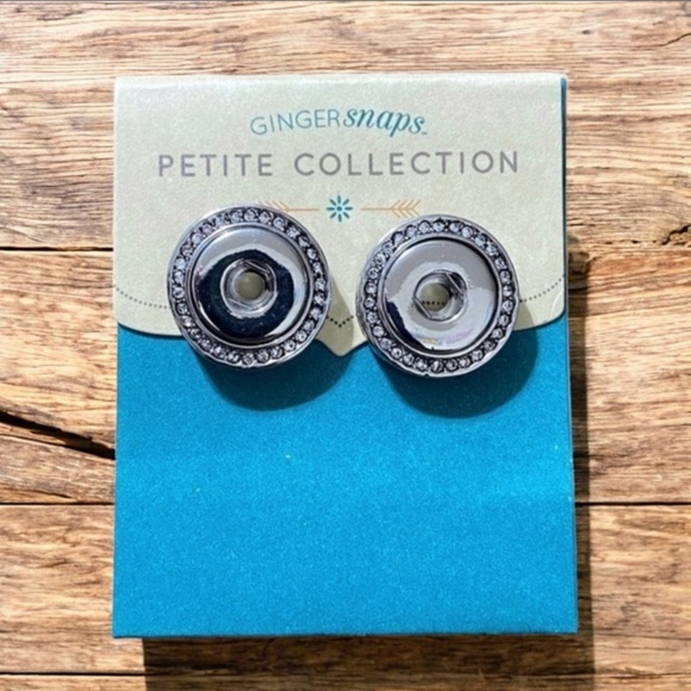 Ginger Snaps Bling Earrings (Petite Snaps)